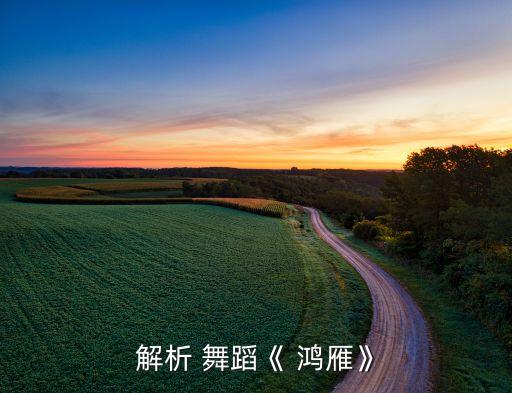 男生鸿雁舞蹈视频,舞蹈"鸿雁"表达对大一新生的思念
