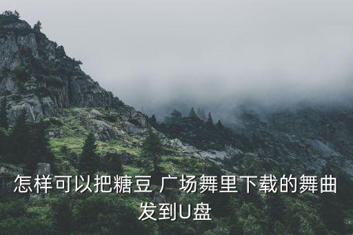 怎样可以把糖豆 广场舞里下载的舞曲发到U盘