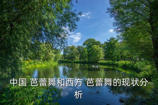 中国 芭蕾舞和西方 芭蕾舞的现状分析