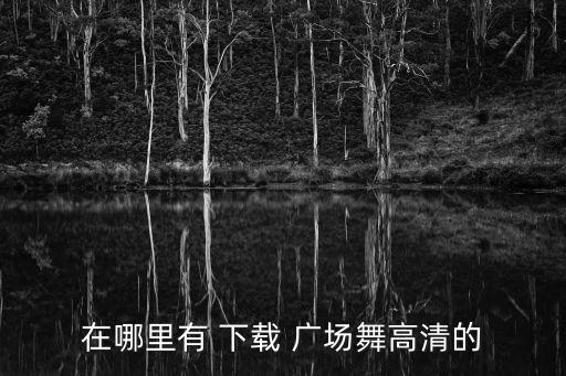 在哪里有 下载 广场舞高清的