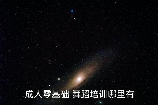  成人零基础 舞蹈培训哪里有