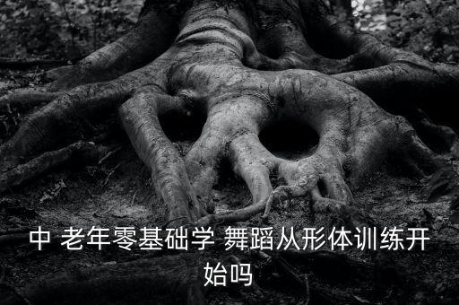 中 老年零基础学 舞蹈从形体训练开始吗
