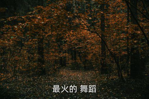 最火的 舞蹈