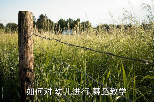 如何对 幼儿进行 舞蹈教学