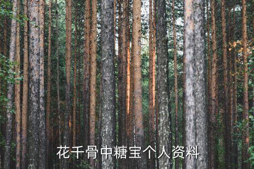  花千骨中糖宝个人资料