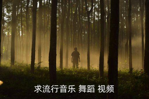 求流行音乐 舞蹈 视频