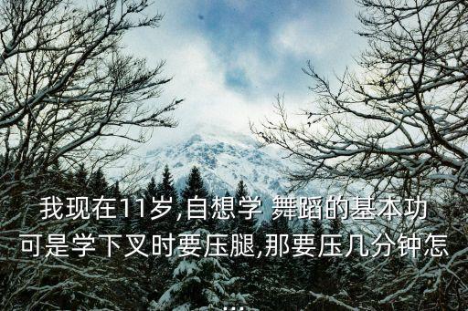 舞蹈压后腿,舞蹈基础训练之一:压腿时要把肚子贴在腿上