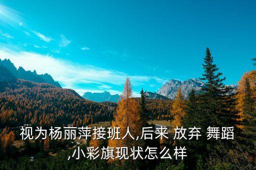 《放弃》舞蹈,放弃舞蹈选择艺术生涯