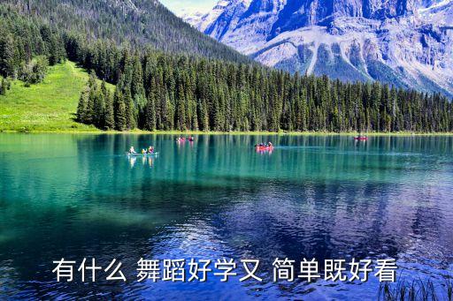 有什么 舞蹈好学又 简单既好看