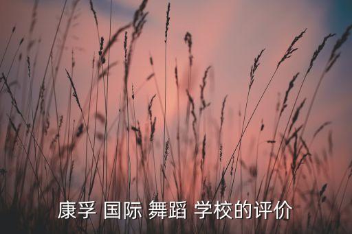 康孚 国际 舞蹈 学校的评价