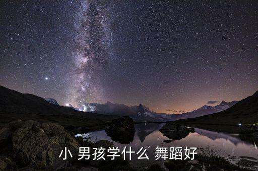 小 男孩学什么 舞蹈好