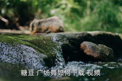 糖豆 广场舞如何下载 视频