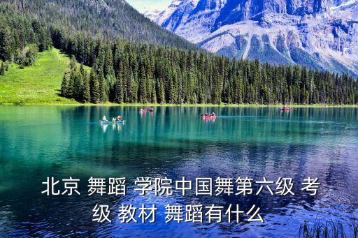 北京舞蹈学院考级教材,中国北京舞蹈学院考级分13级
