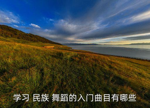 学习 民族 舞蹈的入门曲目有哪些