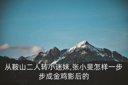从鞍山二人转小迷妹,张小斐怎样一步步成金鸡影后的