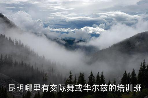  昆明哪里有交际舞或华尔兹的培训班