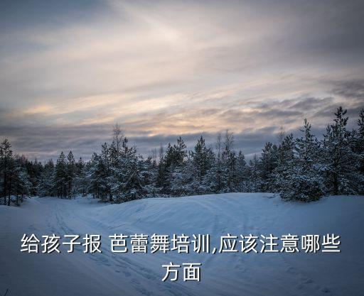 芭蕾舞舞蹈班,北京芭蕾舞培训机构太多资源相对丰富
