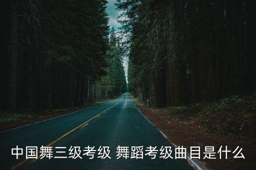 中国舞蹈网踏歌曲,中国舞蹈等级考试教材:三级（少儿)