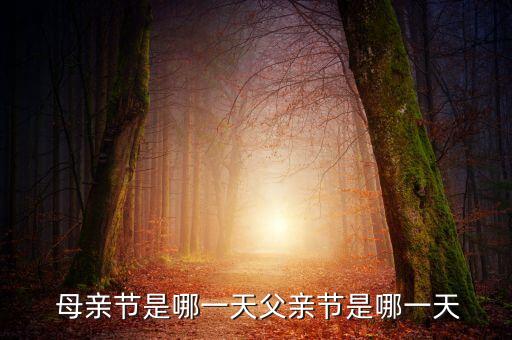 母亲节是哪一天父亲节是哪一天
