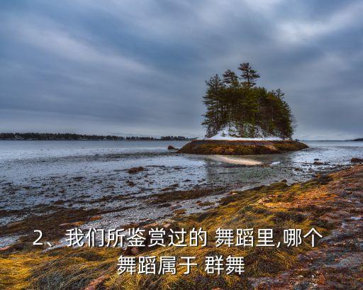 2、我们所鉴赏过的 舞蹈里,哪个 舞蹈属于 群舞