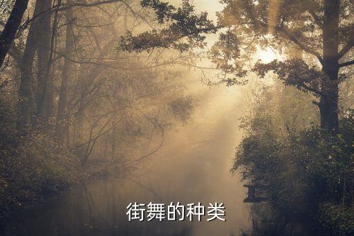 街舞的种类