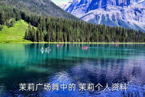  茉莉广场舞中的 茉莉个人资料