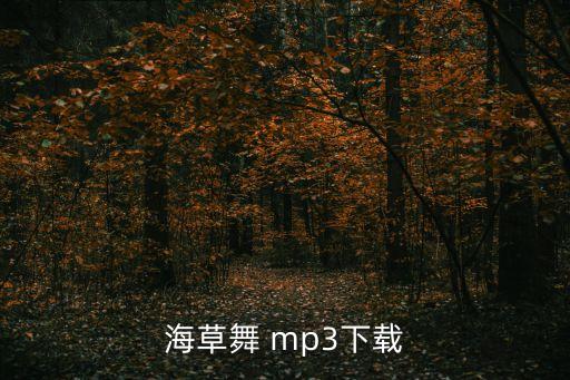 海草舞 mp3下载