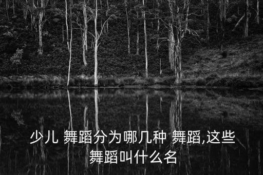  少儿 舞蹈分为哪几种 舞蹈,这些 舞蹈叫什么名