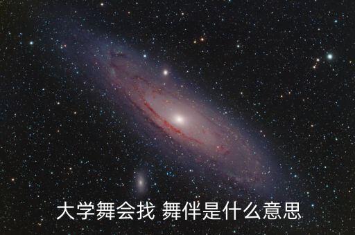  大学舞会找 舞伴是什么意思