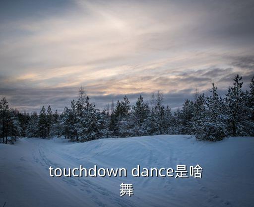 touchdown dance是啥舞