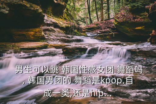  男生可以跳 韩国性感女团 舞蹈吗, 韩国男团的 舞蹈是kpop,自成一类,还是hip...