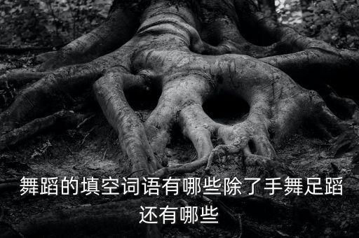  舞蹈的填空词语有哪些除了手舞足蹈还有哪些