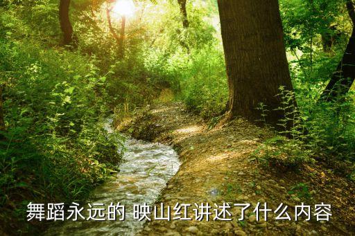  舞蹈永远的 映山红讲述了什么内容