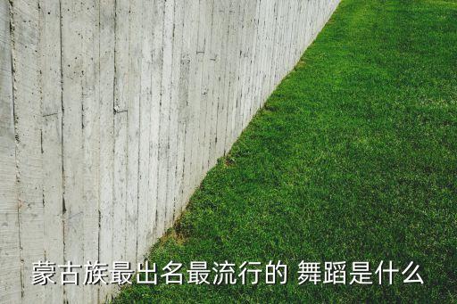 最潮流舞蹈,蒙古族传统舞蹈小步舞历史悠久