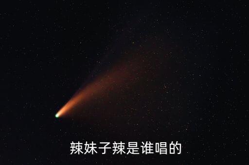  辣妹子辣是谁唱的