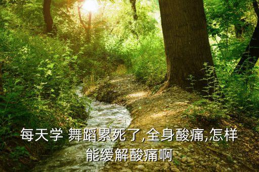 每天学 舞蹈累死了,全身酸痛,怎样能缓解酸痛啊