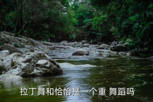 拉丁舞和恰恰是一个重 舞蹈吗