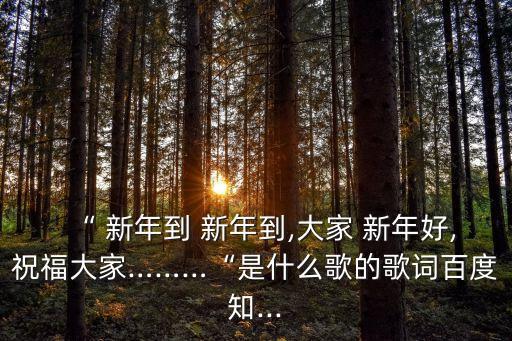 新年到新年好舞蹈视频,新年如此清新四季丰收五谷俱全