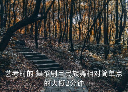 艺考时的 舞蹈剧目民族舞相对简单点的大概2分钟