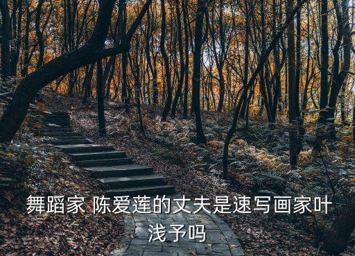  舞蹈家 陈爱莲的丈夫是速写画家叶浅予吗