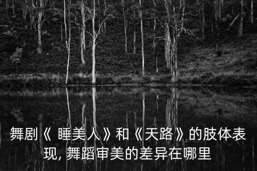 舞剧《 睡美人》和《天路》的肢体表现, 舞蹈审美的差异在哪里