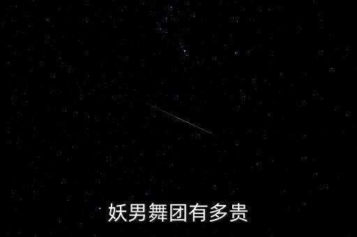 妖男舞团有多贵