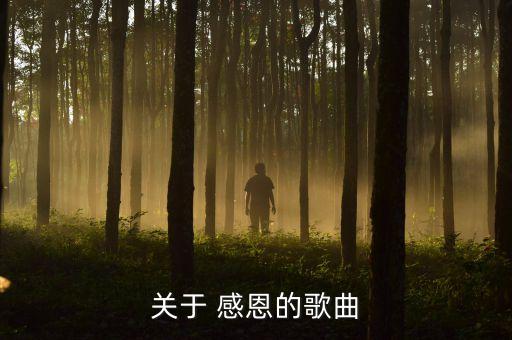 关于 感恩的歌曲
