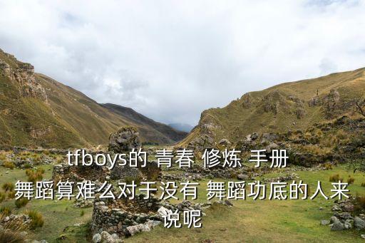 tfboys的 青春 修炼 手册 舞蹈算难么对于没有 舞蹈功底的人来说呢