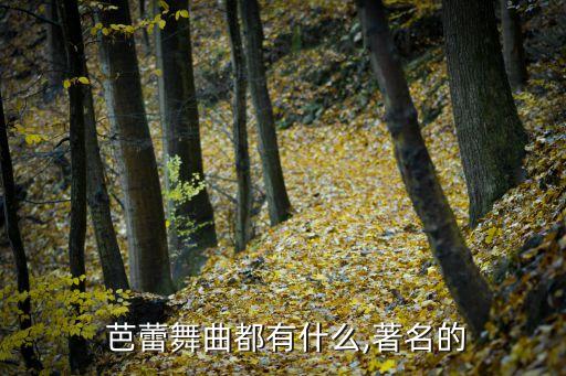 芭蕾舞蹈歌曲音乐,我推荐三支舞曲芭蕾