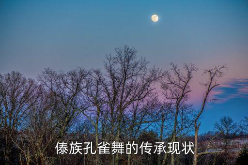  傣族孔雀舞的传承现状