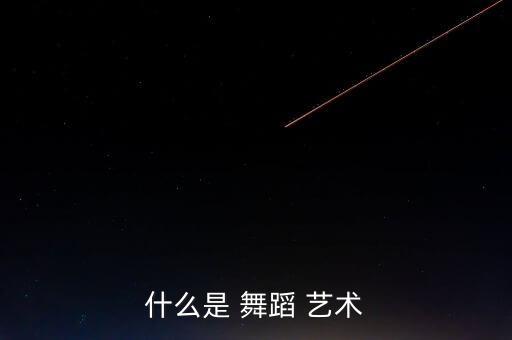 什么是 舞蹈 艺术