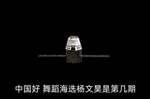 中国好 舞蹈海选杨文昊是第几期