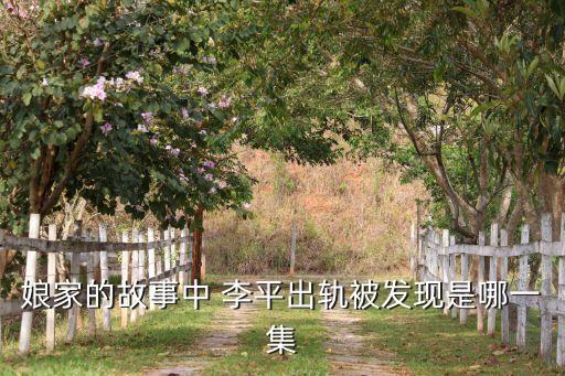 娘家的故事中 李平出轨被发现是哪一集