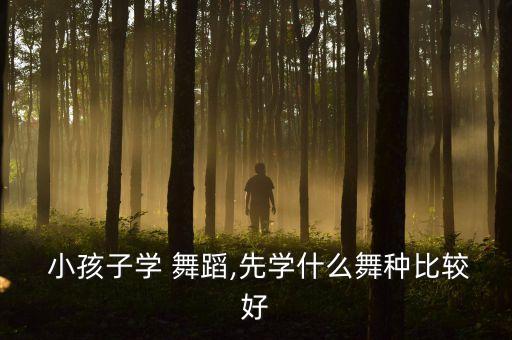  小孩子学 舞蹈,先学什么舞种比较好